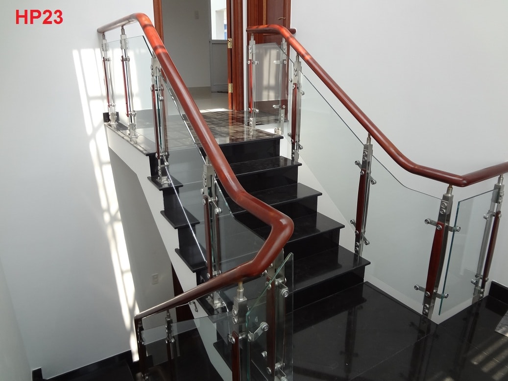 Mẫu lan can cầu thang inox đẹp