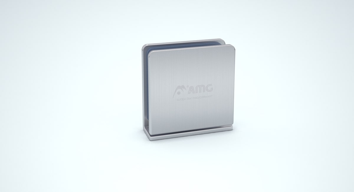 Kẹp kính 0 độ - u 3 phân