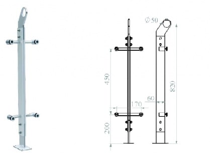 Trụ lan can T18 tại tphcm
