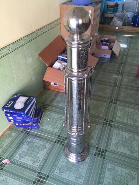 trụ cái cầu thang kính tại kiên giang