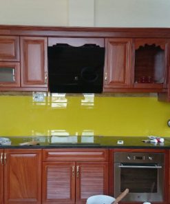 KM09-Mẫu kính màu ốp bếp KM09