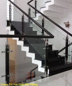 cầu thang kính cường lực hp10