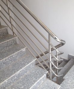 Cầu thang inox xỏ song