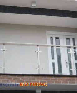 lan can kính trụ vuông 38